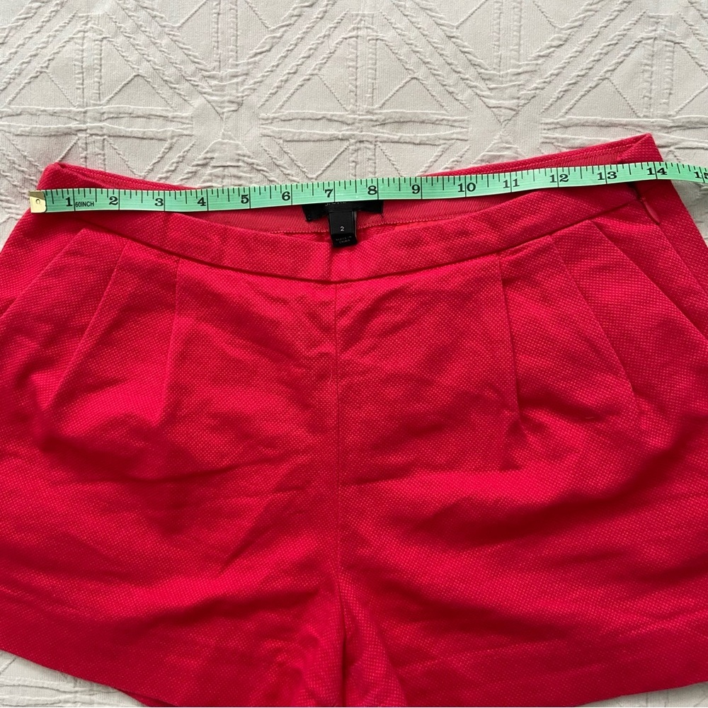 J. Crew High Waist Shorts in Vibrant Red - Picture 6 of 9